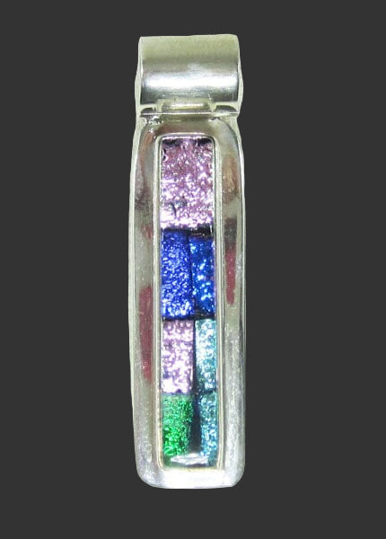 Silver Plated Glass Pendant | Crystal Jewellery | Crystal Pendants