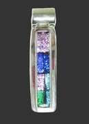 Silver Plated Glass Pendant | Crystal Jewellery | Crystal Pendants