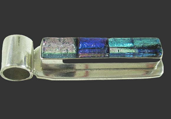 Silver Plated Glass Pendant | Crystal Jewellery | Crystal Pendants