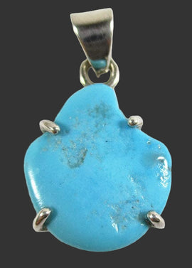 Sleeping Beauty Turquoise Healing Crystal Pendant (Small) | Crystal Jewellery | Crystal Pendants