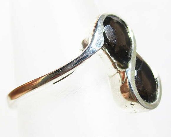 Smoky Quartz Healing Crystal Ring (Size O) | Crystal Jewellery | Gemstone Rings