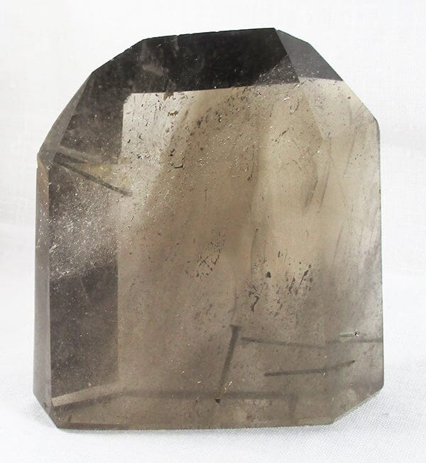 Smoky Quartz Wide Polished Point - Cut & Polished Crystals > Crystal Obelisks & Natural Points