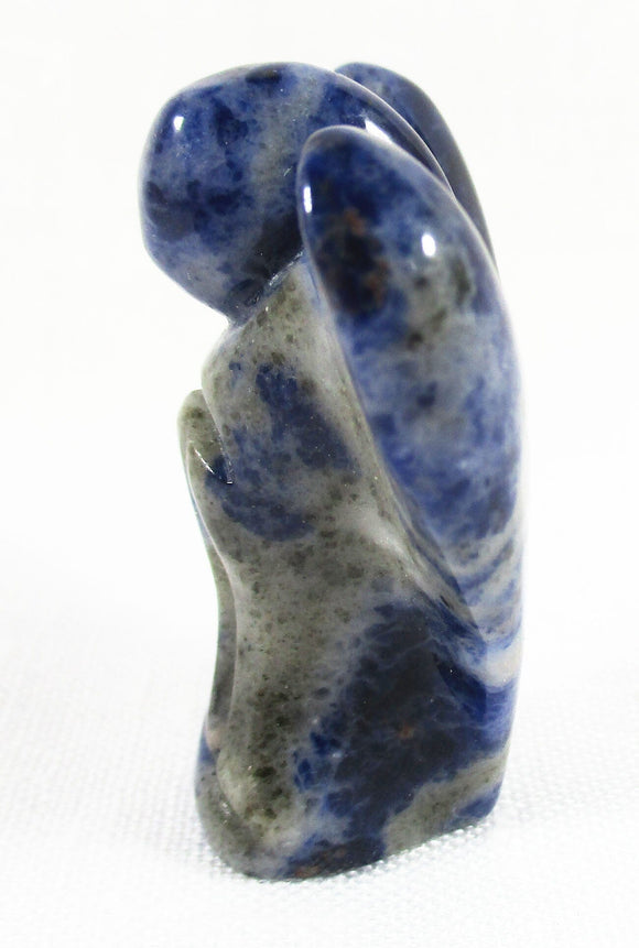 Sodalite Guardian Angel (Medium) | Crystal Carvings | Crystal Angels