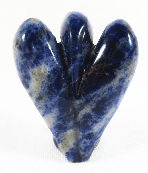 Sodalite Guardian Angel (Medium) | Crystal Carvings | Crystal Angels