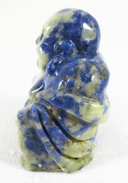 Sodalite Buddha - Crystal Carvings > Hand Carved Buddhas