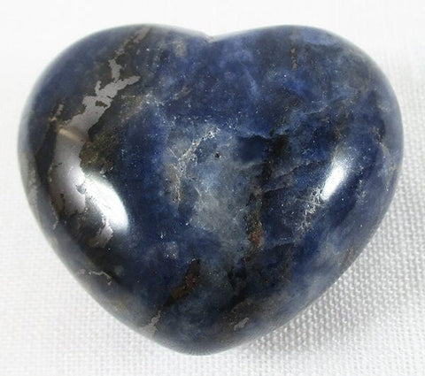 Sodalite Heart Crystal Carvings > Polished Crystal Hearts
