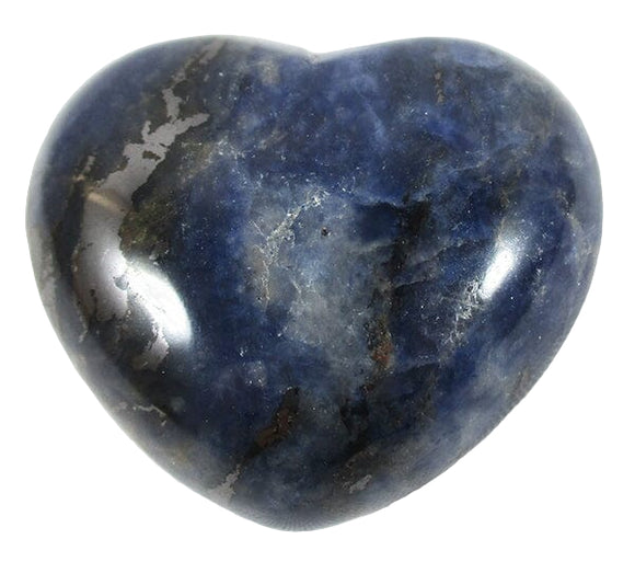 Sodalite Heart | Crystal Carvings | Polished Crystal Hearts