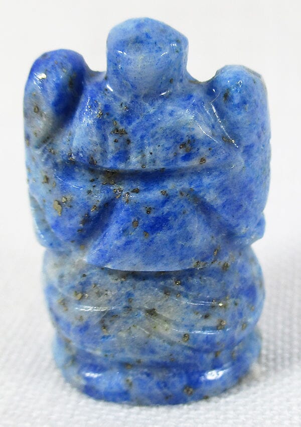 Sodalite Mini Ganesha - Crystal Carvings > Hand Carved Buddhas