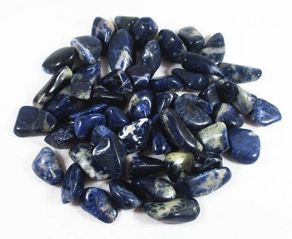 Sodalite Sunset Healing Crystal Chips (x3) | Cut & Polished Crystals | Polished Crystal Tumble Stones