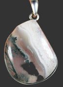 Moss Agate Healing Crystal Pendant | Crystal Jewellery | Crystal Pendants