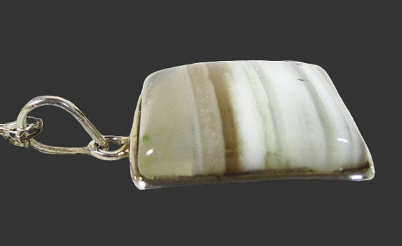 Stripey Agate Pendant | Crystal Jewellery | Crystal Pendants