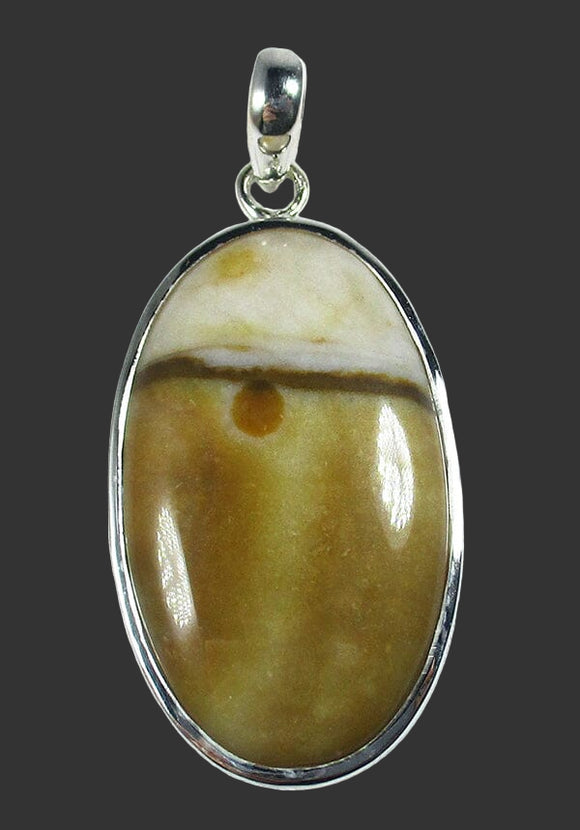 Sunset Agate Oval Pendant | Crystal Jewellery | Crystal Pendants