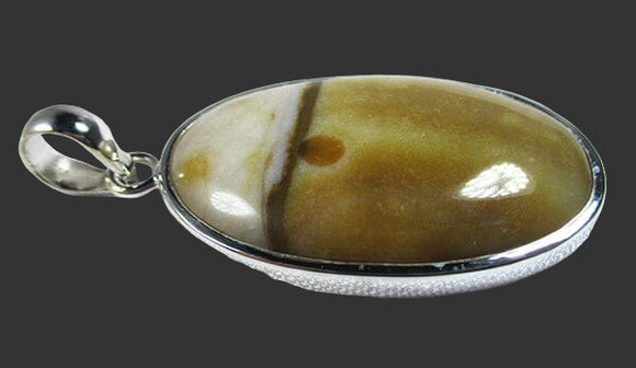 Sunset Agate Oval Pendant | Crystal Jewellery | Crystal Pendants