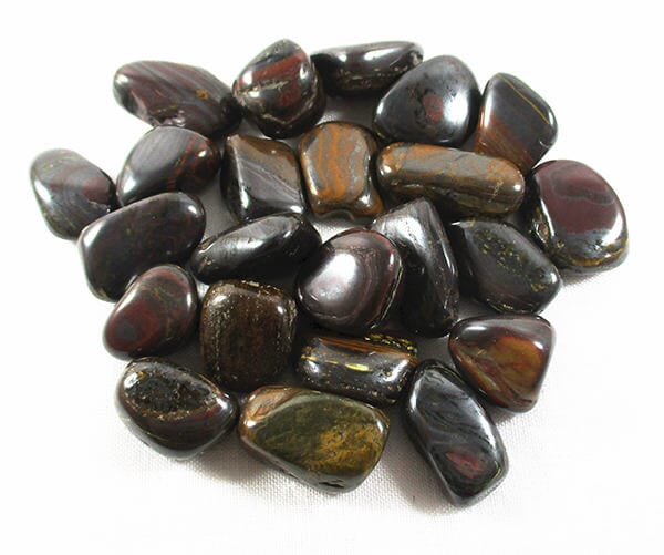 Tiger Iron Tumble Chips/Stones X 3 B Grade - Cut & Polished Crystals > Polished Crystal Tumble Stones