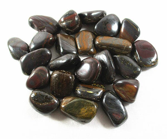 Tiger Iron Healing Crystal Tumble Chips/Stones (x3) B Grade | Cut & Polished Crystals | Polished Crystal Tumble Stones