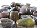 Tiger Iron Healing Crystal Tumble Chips/Stones (x3) B Grade | Cut & Polished Crystals | Polished Crystal Tumble Stones