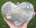 Titanium Aura Quartz Cluster Heart (Large) - 6