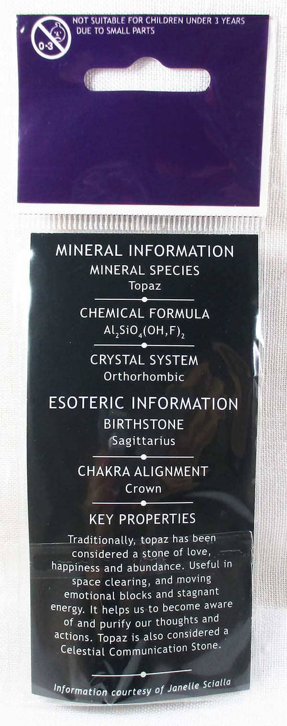 Topaz Small Raw Healing Crystal Chunk | Natural Crystals | Raw Crystal Chunks