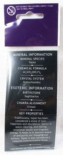 Topaz Small Raw Healing Crystal Chunk | Natural Crystals | Raw Crystal Chunks