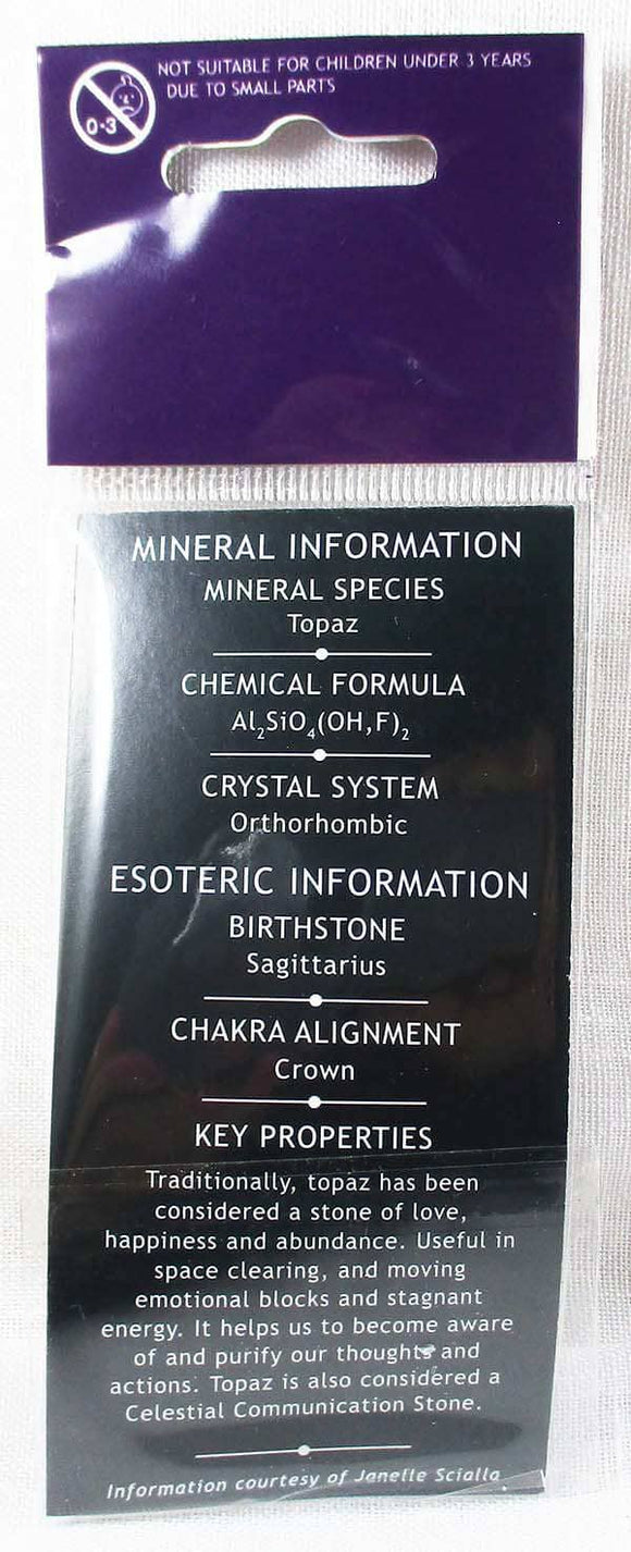 Topaz Small Raw Healing Crystal Chunk | Natural Crystals | Raw Crystal Chunks