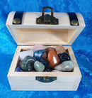 Tumble Stones Crystals Treasure Chest | Cut & Polished Crystals | Polished Crystal Tumble Stones