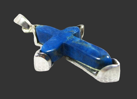 Turquoise Cross Pendant (Small) | Crystal Jewellery | Crystal Pendants