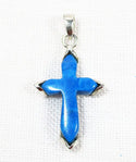 Turquoise Cross Pendant (Small) - 1