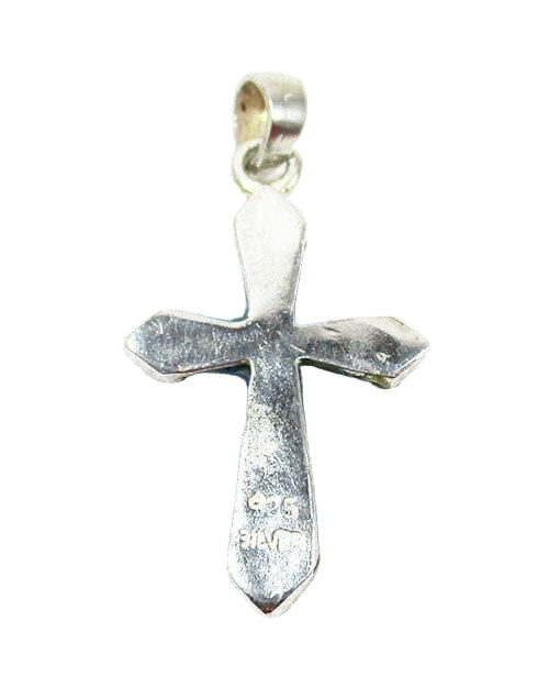 Turquoise Crystal Cross Pendant (Small) | Crystal Jewellery | Crystal Pendants