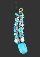 Turquoise Howlite Keyring Clip-on | Keyrings & Clip-On Crystals