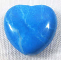 Turquoise Howlite Heart (Small) B Grade - 2