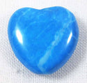 Turquoise Howlite Heart (Small) B Grade - 1
