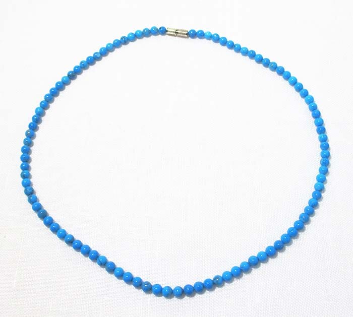 Turquoise Howlite Necklace 16inch - Crystal Jewellery > Crystal Necklaces