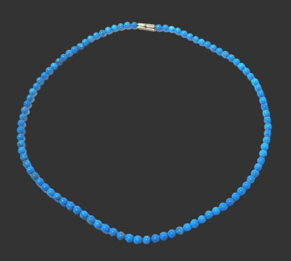 Turquoise Howlite Necklace 16inch | Crystal Jewellery | Crystal Necklaces