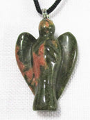 Unakite Guardian Angel Pendant | Crystal Jewellery | Angel Pendants