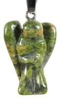 Unakite Guardian Angel Pendant (Small) | Crystal Jewellery | Angel Pendants