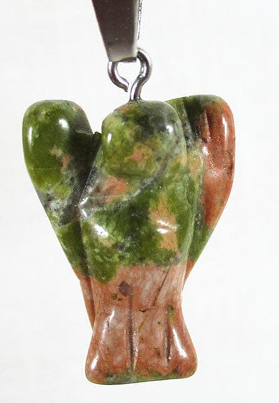 Unakite Guardian Angel Pendant (Small) | Crystal Jewellery | Angel Pendants