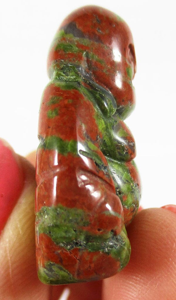 Unakite Buddha (Small) | Crystal Carvings | Hand Carved Buddhas