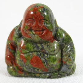 Unakite Buddha (Small) | Crystal Carvings | Hand Carved Buddhas