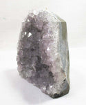 Very Pale Lilac Rough Amethyst Standing Cluster - 4