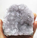 Very Pale Lilac Rough Amethyst Standing Cluster - 1