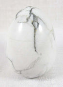 White Howlite Egg | Crystal Carvings | Polished Crystal Eggs