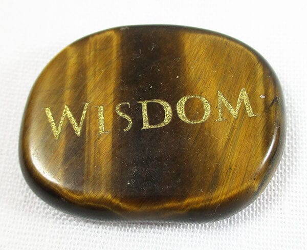 Wisdom Tigers Eye Thumb Stone - 4