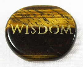 Wisdom Tigers Eye Thumb Stone | Cut & Polished Crystals | Polished Crystal Thumb Stones