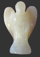Yellow Calcite Guardian Angel (Medium) | Crystal Carvings | Crystal Angels
