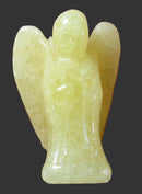 Yellow Calcite Guardian Angel (Small) | Crystal Carvings | Crystal Angels