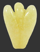 Yellow Calcite Guardian Angel (Small) | Crystal Carvings | Crystal Angels