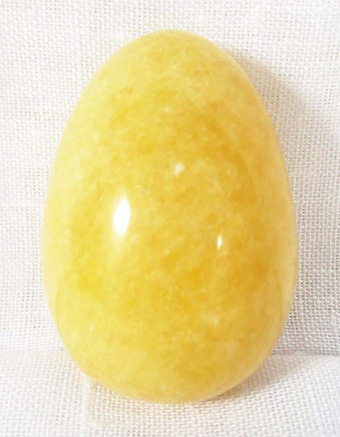 Yellow Calcite Egg Crystal Carvings > Polished Crystal Eggs