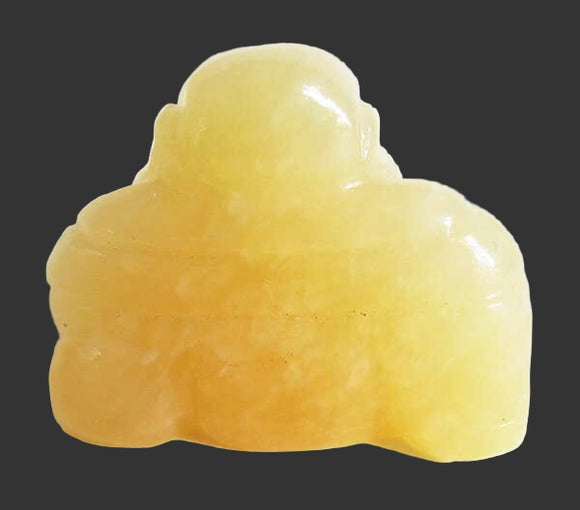 Yellow Jasper Buddha (Small) | Crystal Carvings | Hand Carved Buddhas