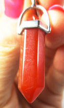 Yoga Pose Carnelian Pendant | Crystal Jewellery | Point Pendants