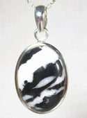 Zebra Jasper Oval Pendant - 1